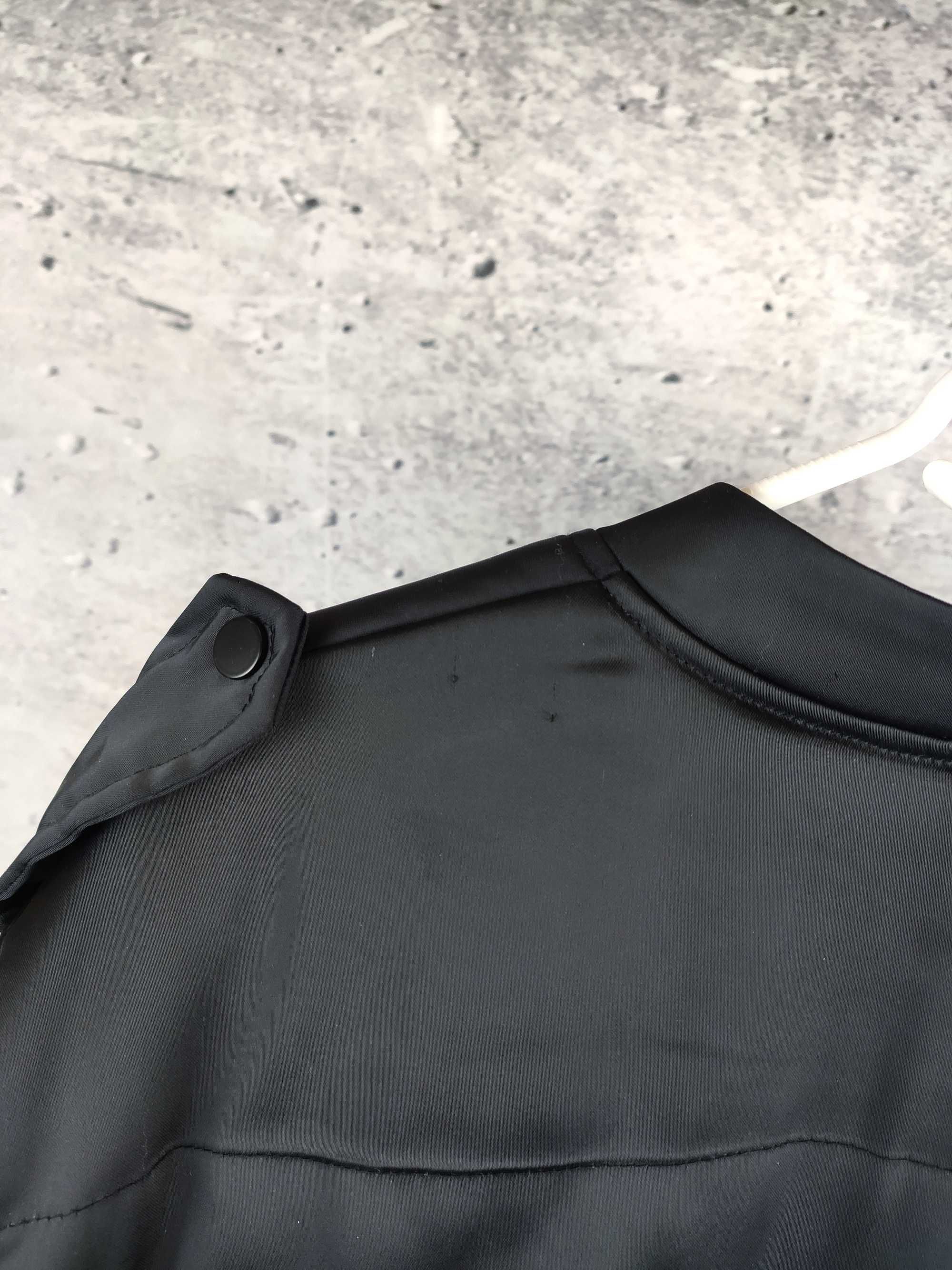 Kurtka bomber H&M avant garde boxy czarna unisex męska r. S/M