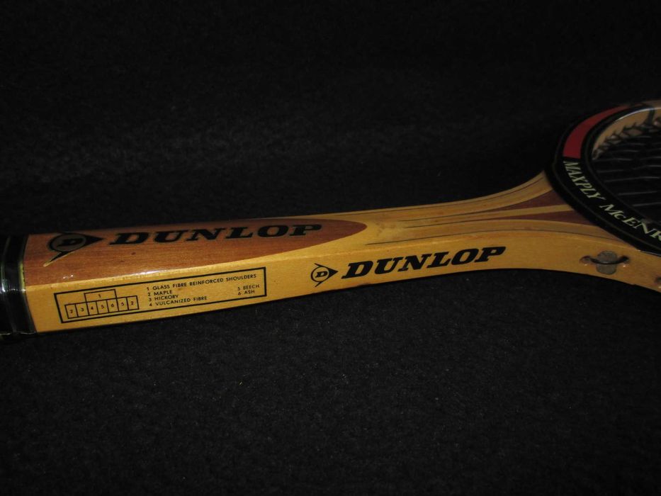 Raquete de Ténis Dunlop Maxply McEnroe Autograph