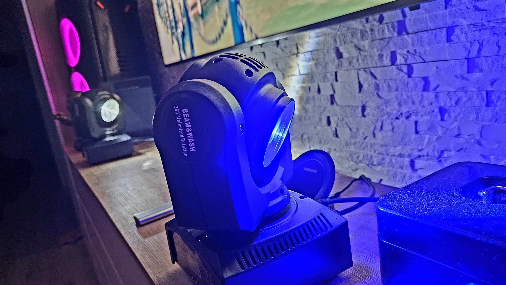 4 szt ruchoma głowa Led 360 ruchome głowy Led światła Led dyskotekowe