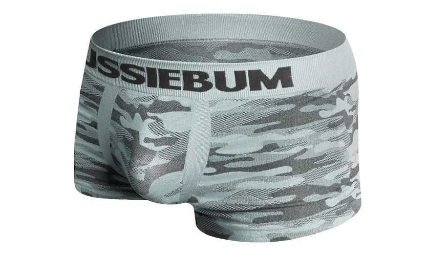 Oryginalne bokserki AussieBum moro szare r.L