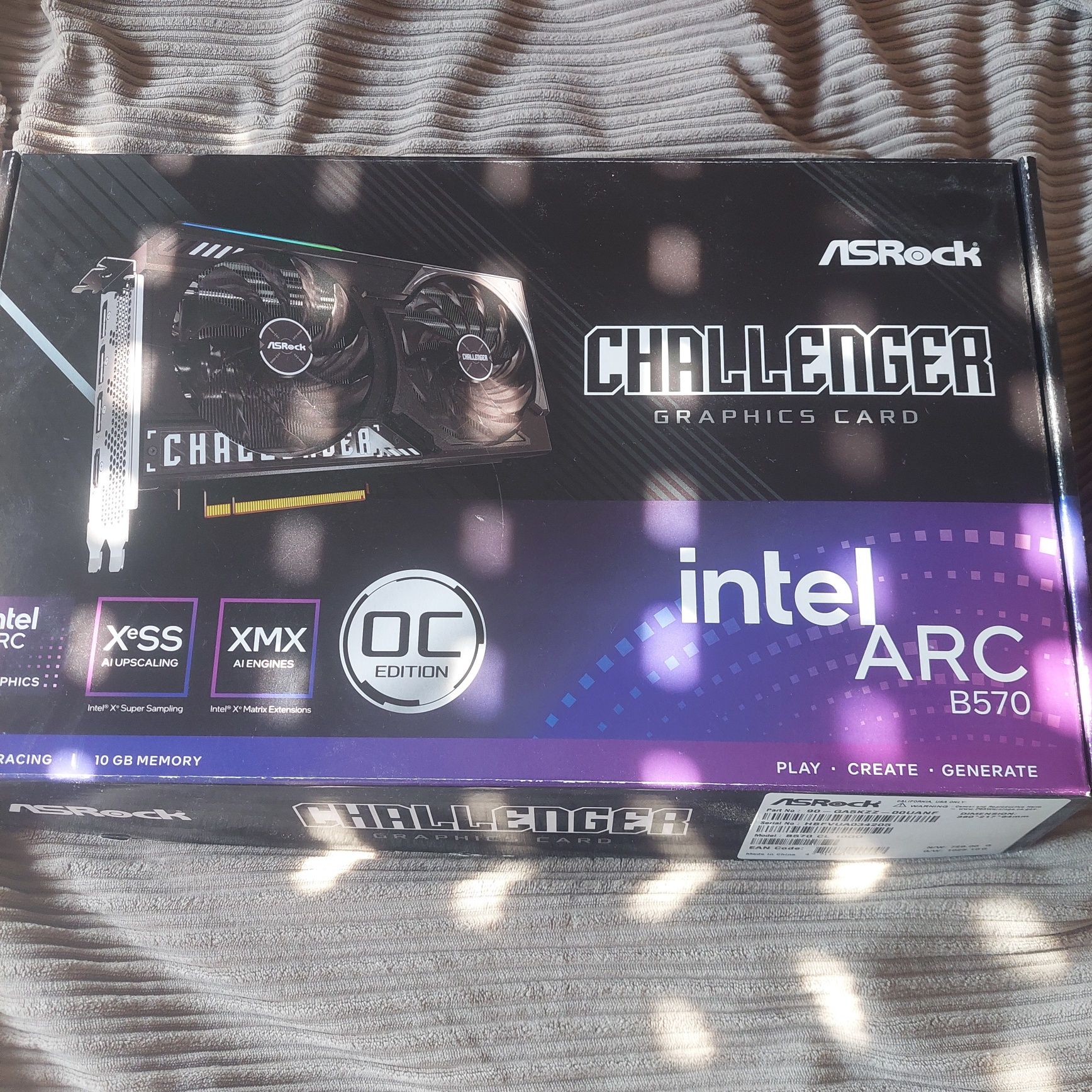 Placa grafica Intel arc B570 10GB NEGOCIÁVEL