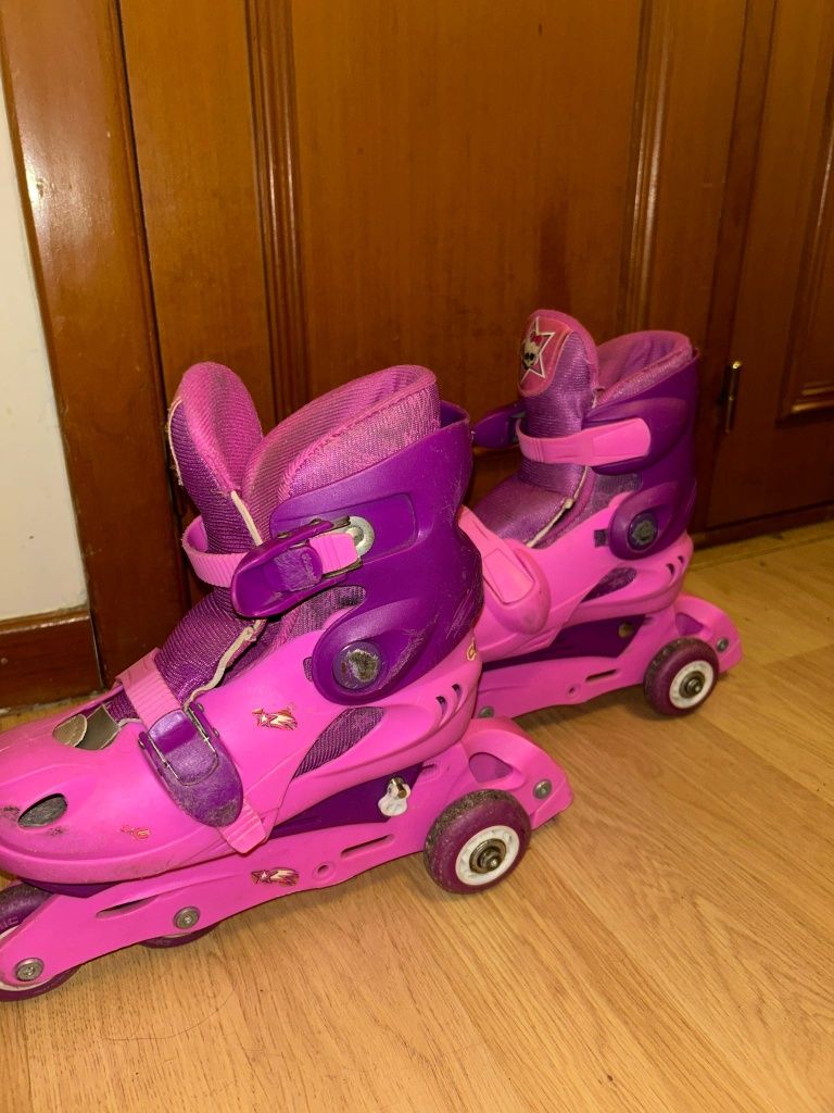 Patins estão quase novos
