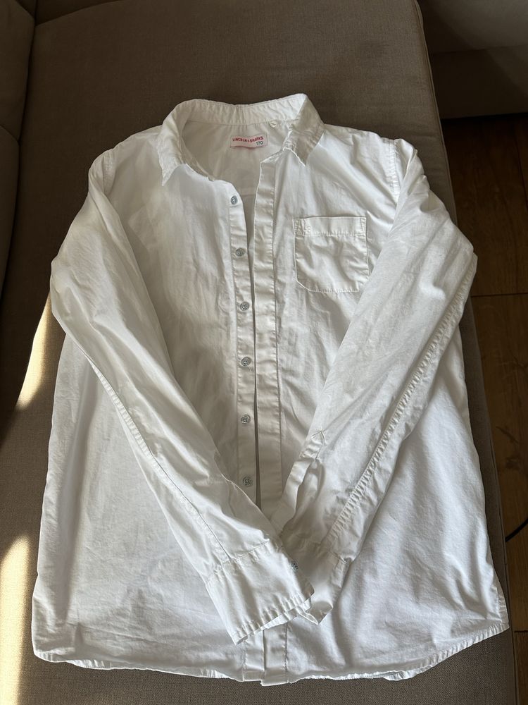 Biała koszula chlopieca roz 170