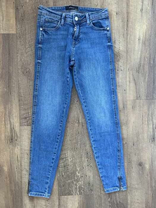 Jeansy skinny XS wąskie jeansy