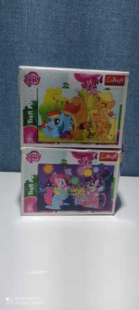 2 x puzzle mini My Little Pony Trefl 54 elementy