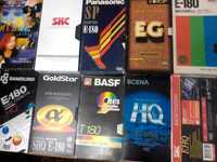 Видеокассеты Konica, VHS, BASF, SKC, Samsung и др.