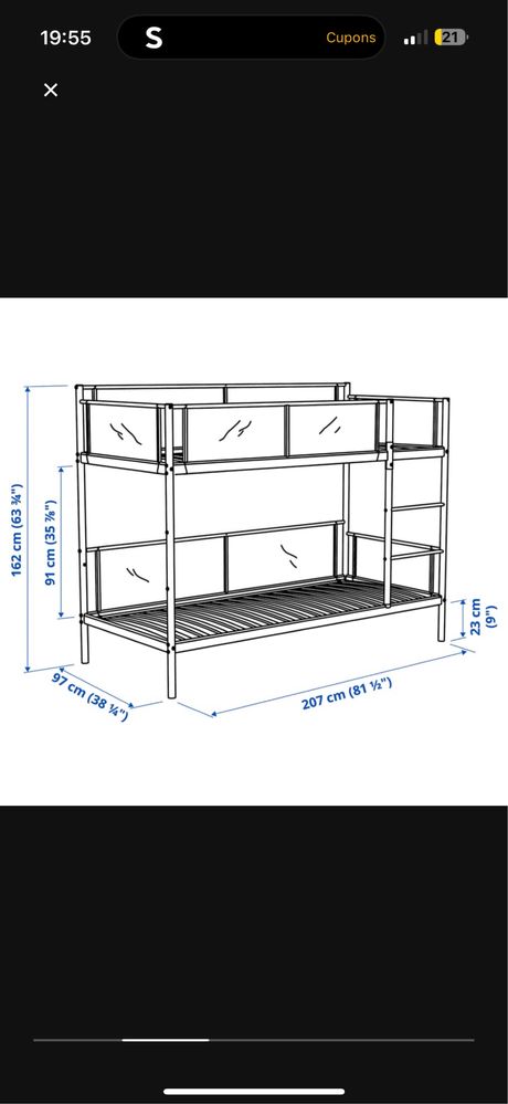 Beliche de ikea.