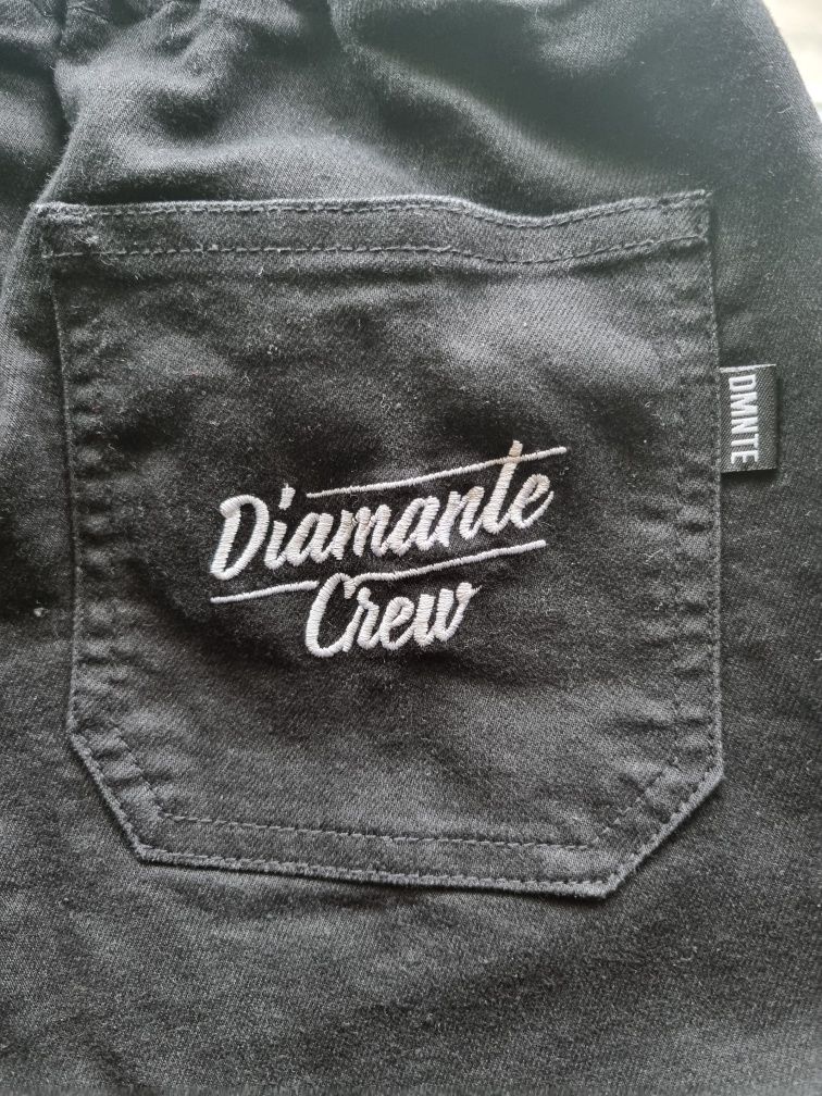 Diamante Jogger Jeans Unisex Czarny Granatowy XS