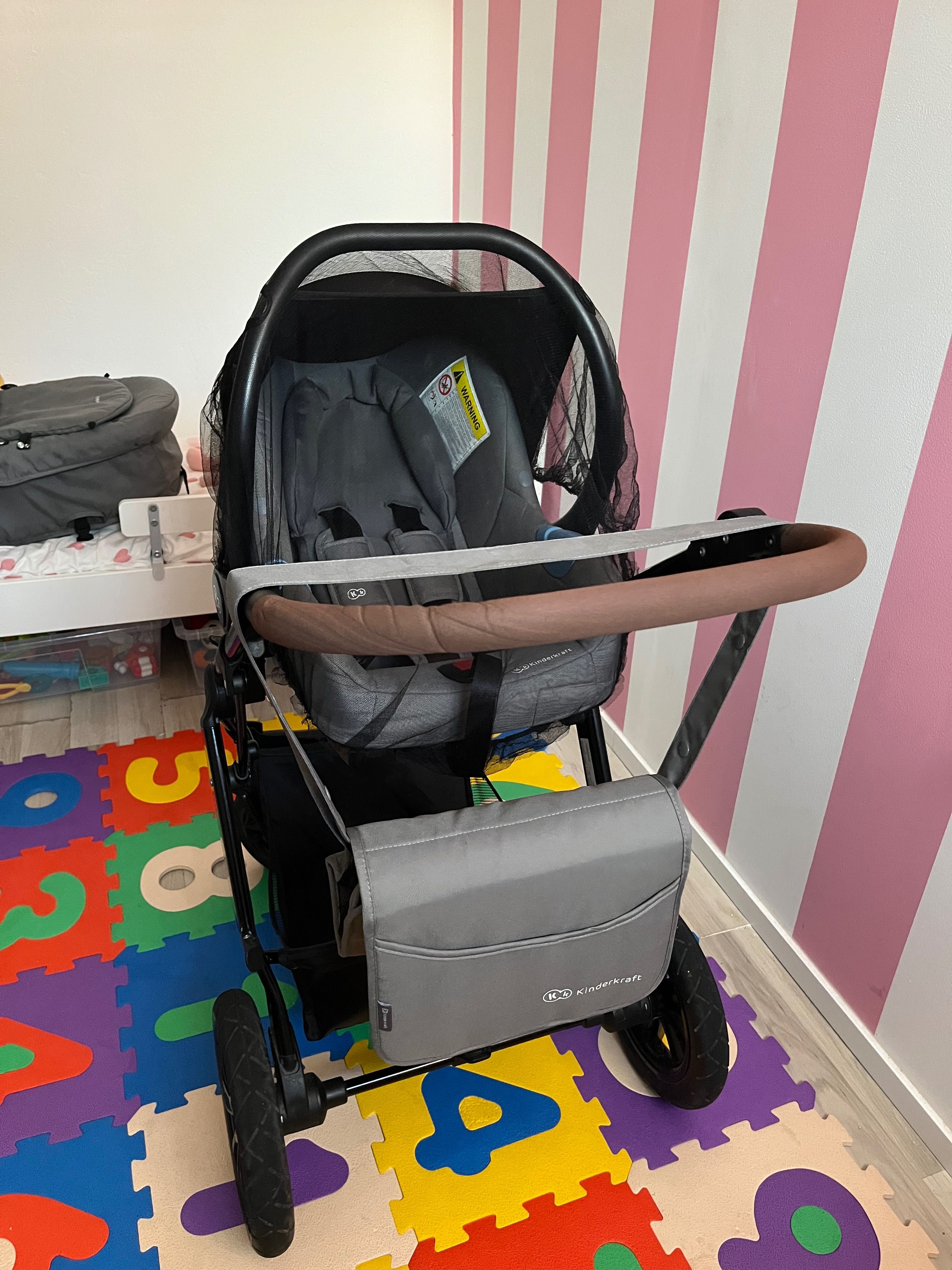 Carrinho bebé kinderkraft 3 em 1