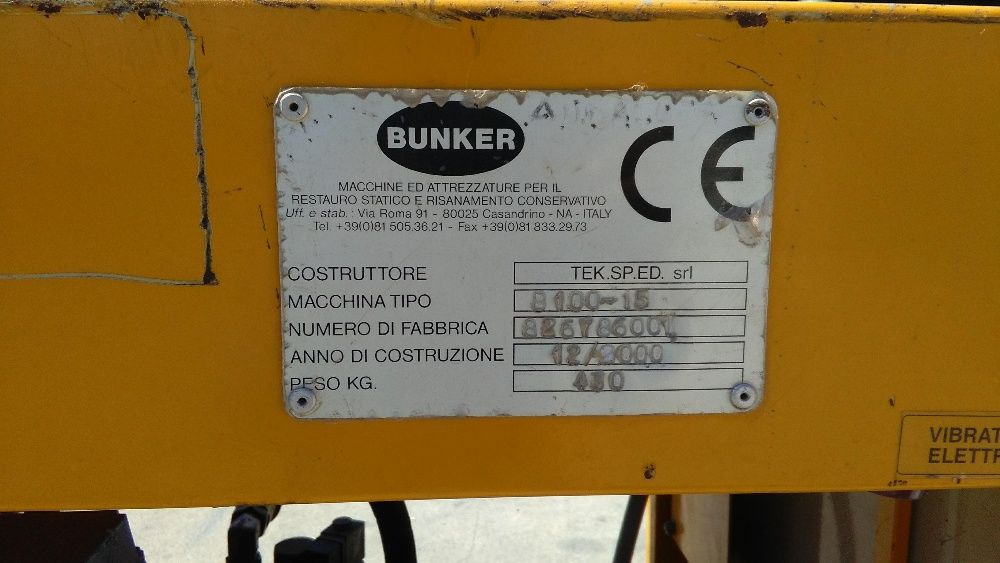 Bomba para Betão Bunker TEKSPED B100