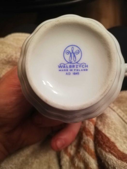 Wałbrzych porcelana zestaw kawowy na 12 osób