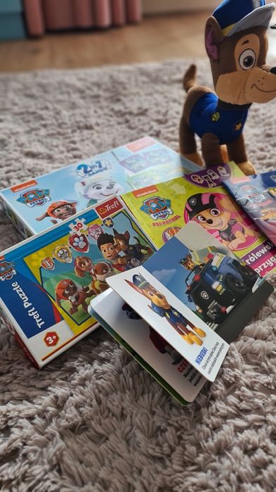 Psi patrol, Chase, gry, puzzle