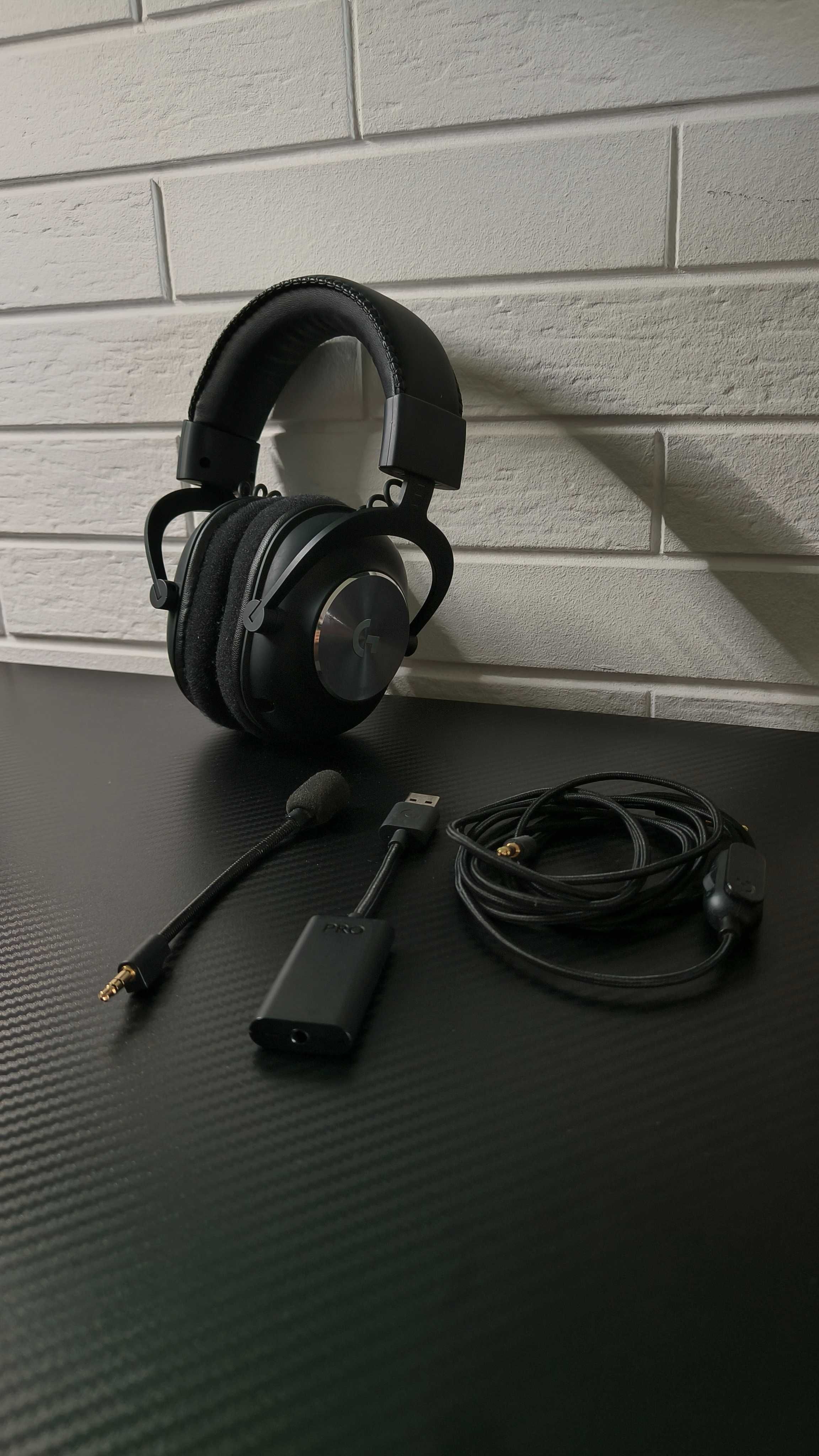 Słuchawki Logitech G pro + hub usb!