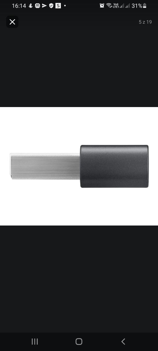 Pendrive Samsung 256GB FIT Plus Gray 400MB/s bardzo szybki