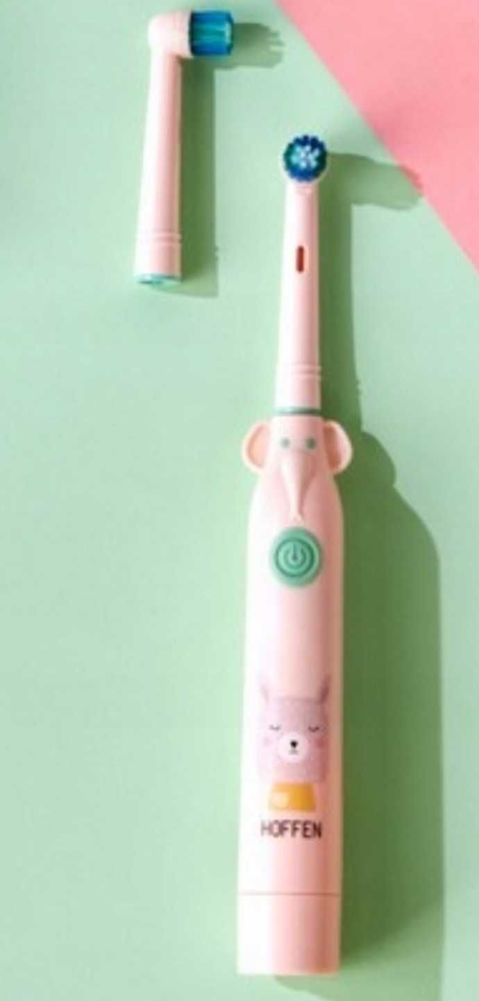 Nowa szczoteczka do zębów dla dzieci, elektryczna,oscylacyjna,końcówka