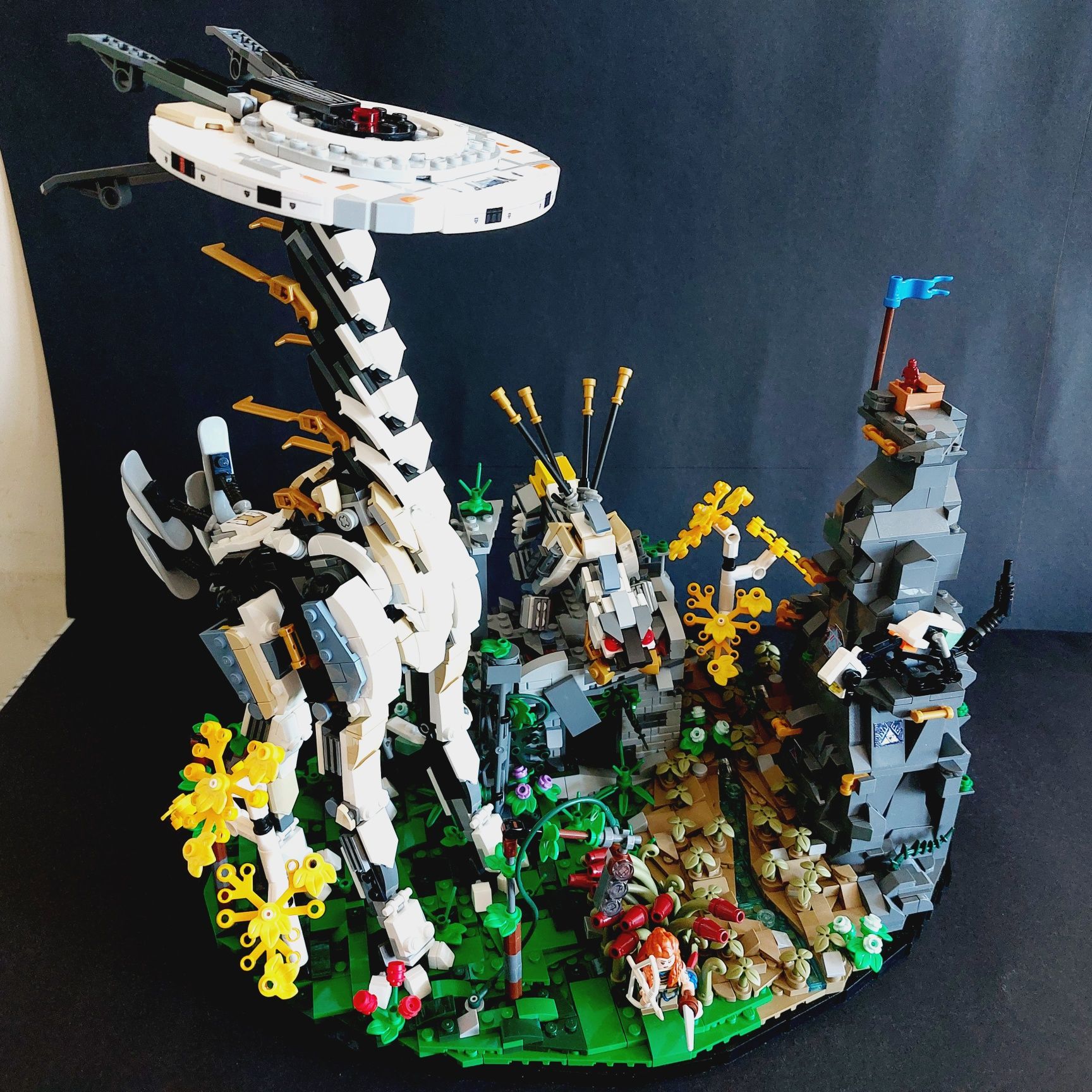 Duża diorama dla Lego Horizon 76989