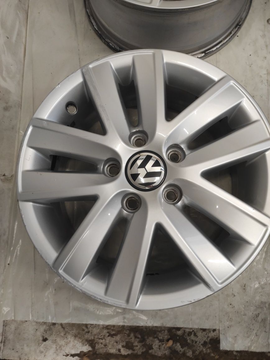 11 Felgi aluminiowe ORYGINAŁ VW Volkswagen R 15 5x112 otwór  57,1