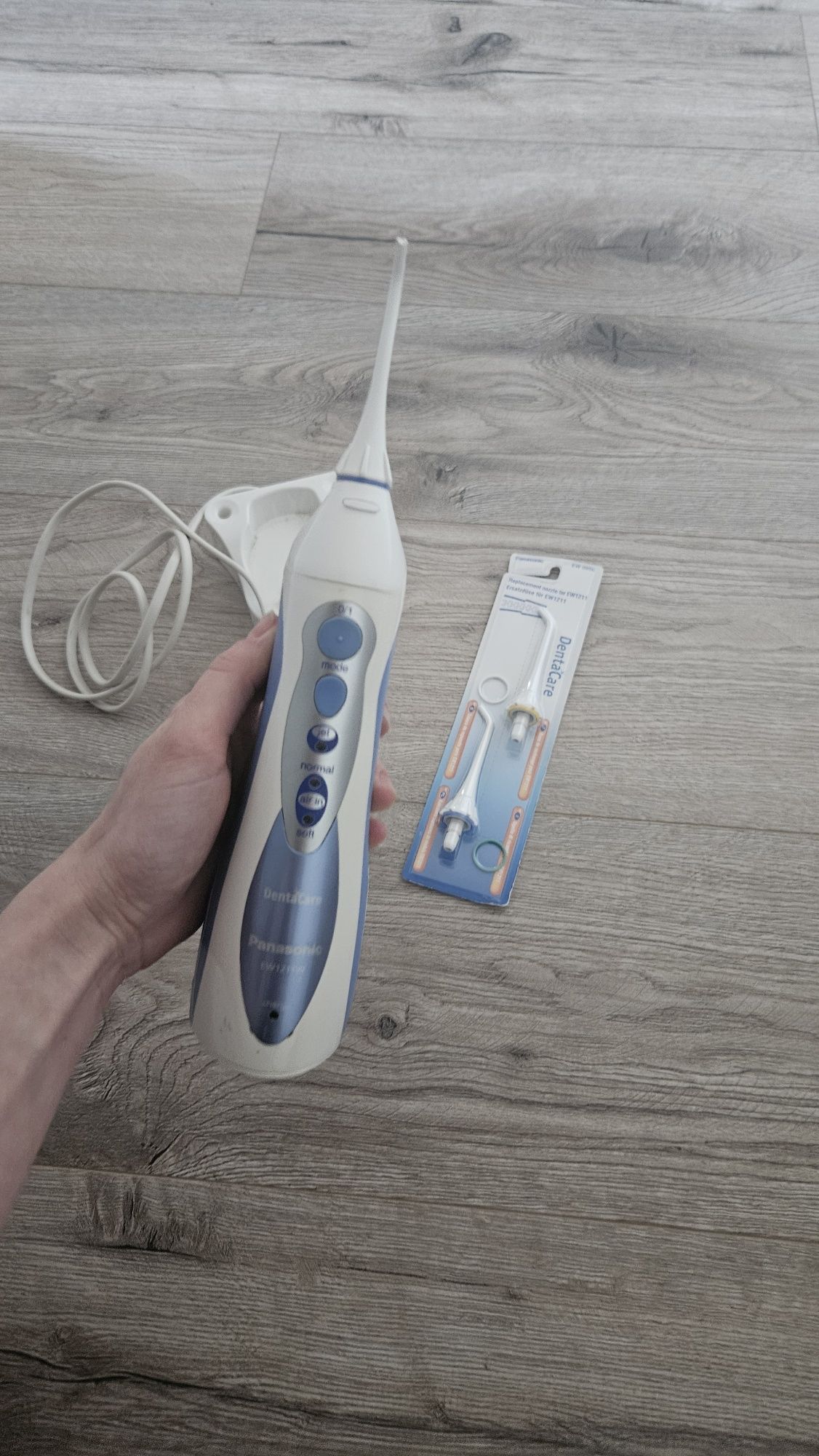 Irygator panasonic ew1211 dentacare + ładowara + końcówki