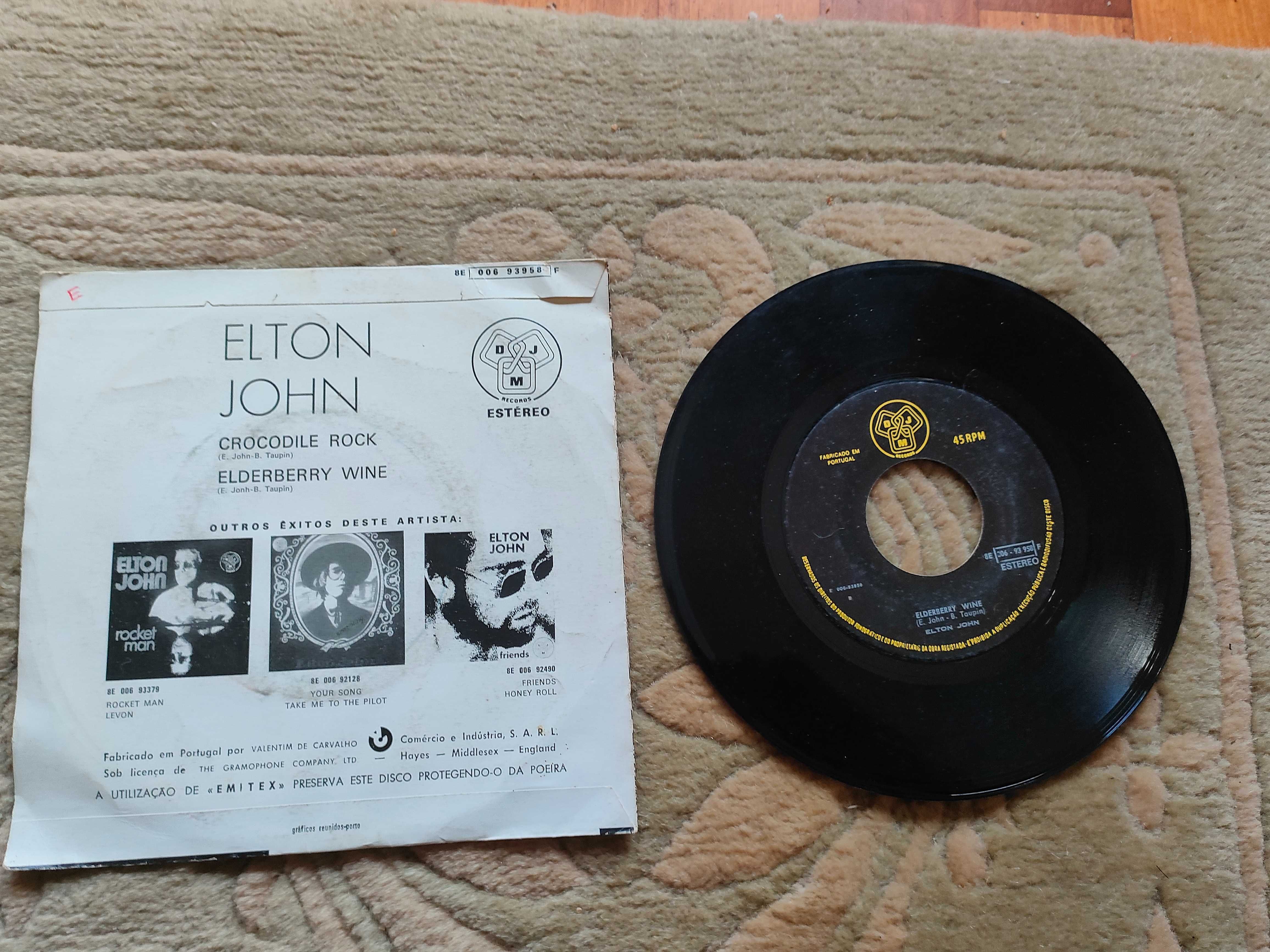 vinil single especial crocodile rock do elton john