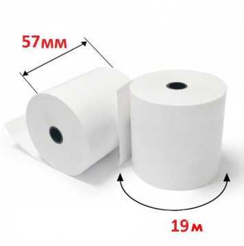 Термострічка касова 57мм 19м