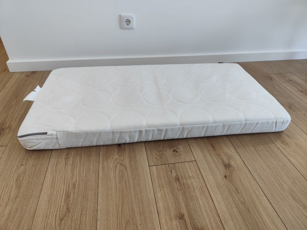 Colchão IKEA JÄTTETRÖTT molas ensacadas p/berço, branco, 60x120x11 cm