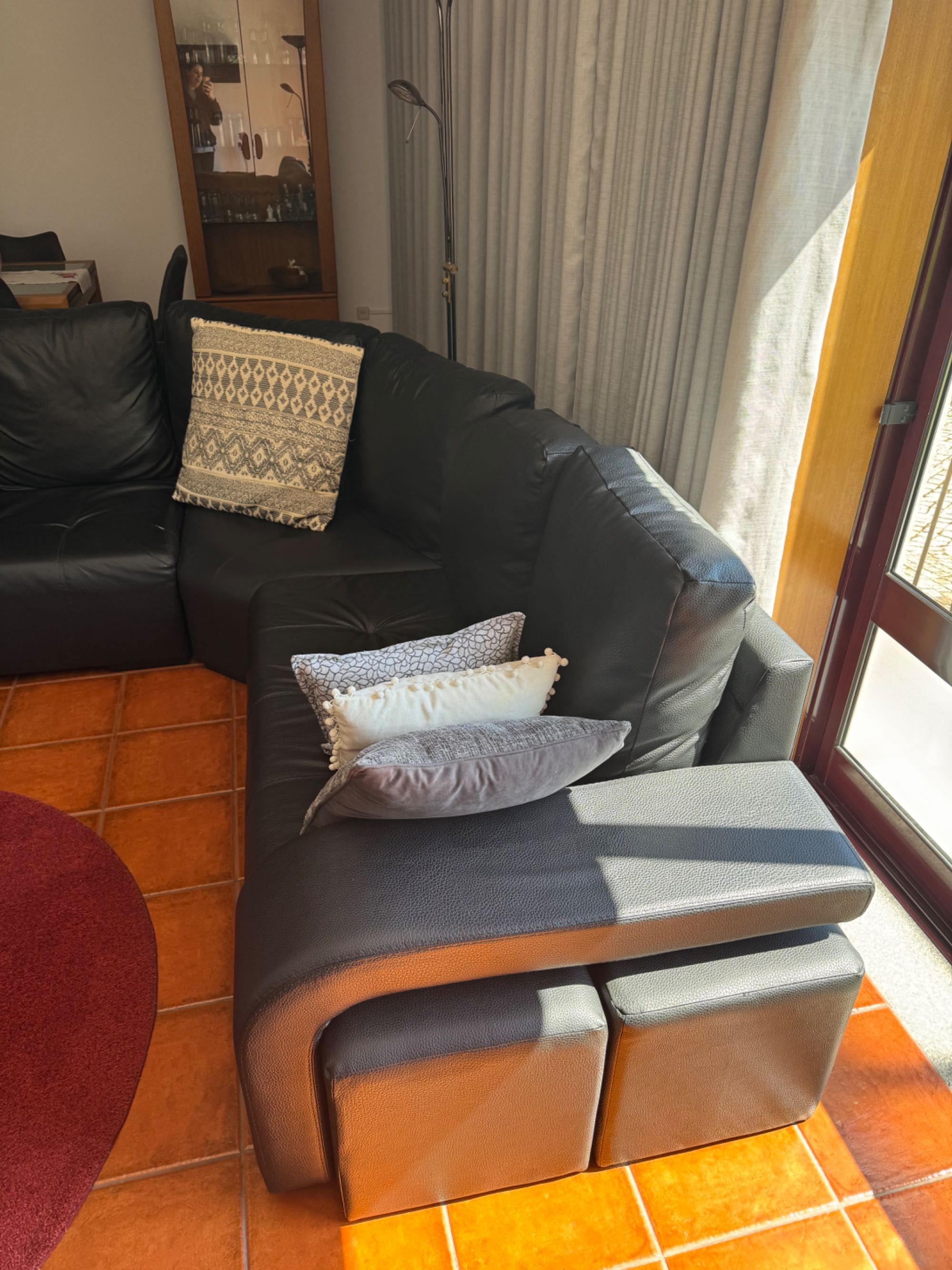 Sofá com Chaise Longue