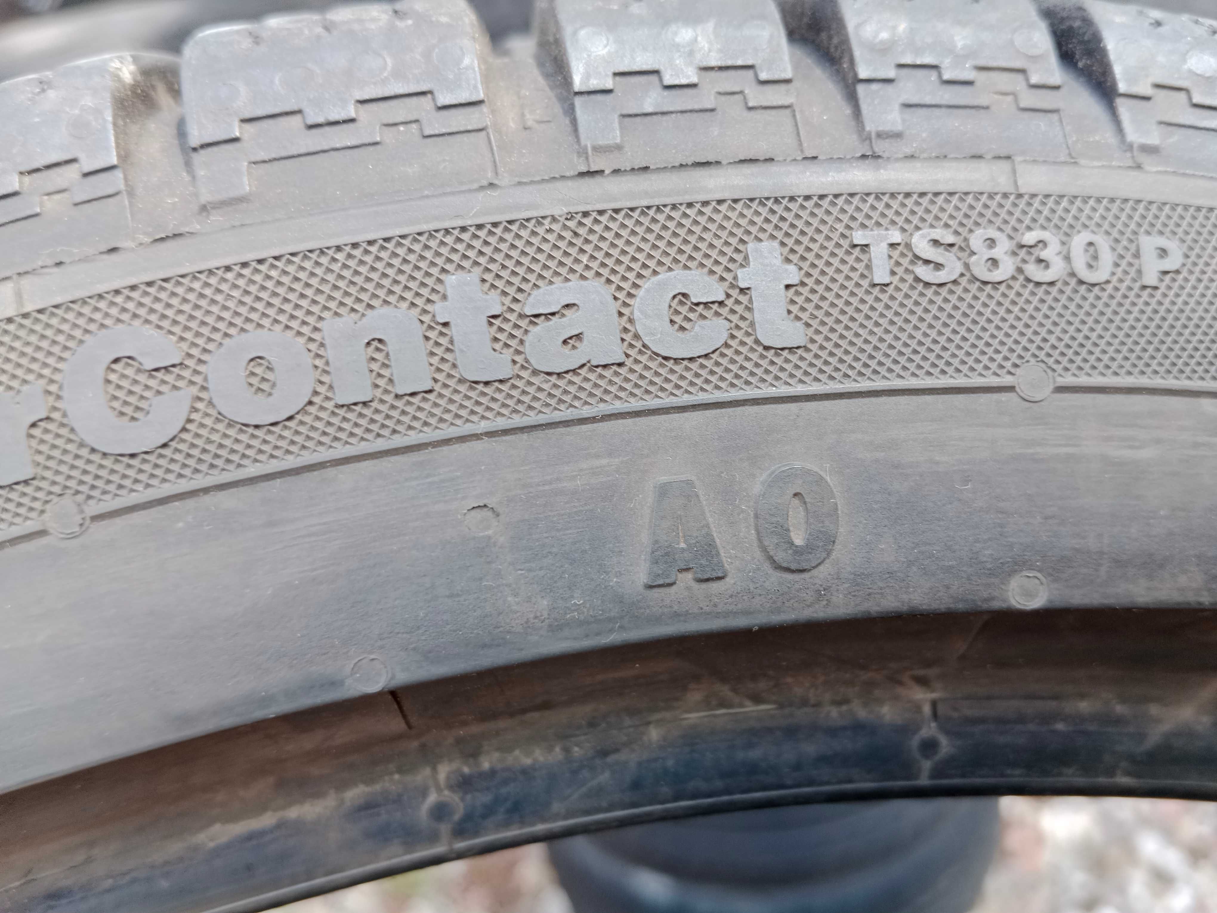 Opona używana 225/40R18 Continental ContiWinterContact TS830P AO 1szt.