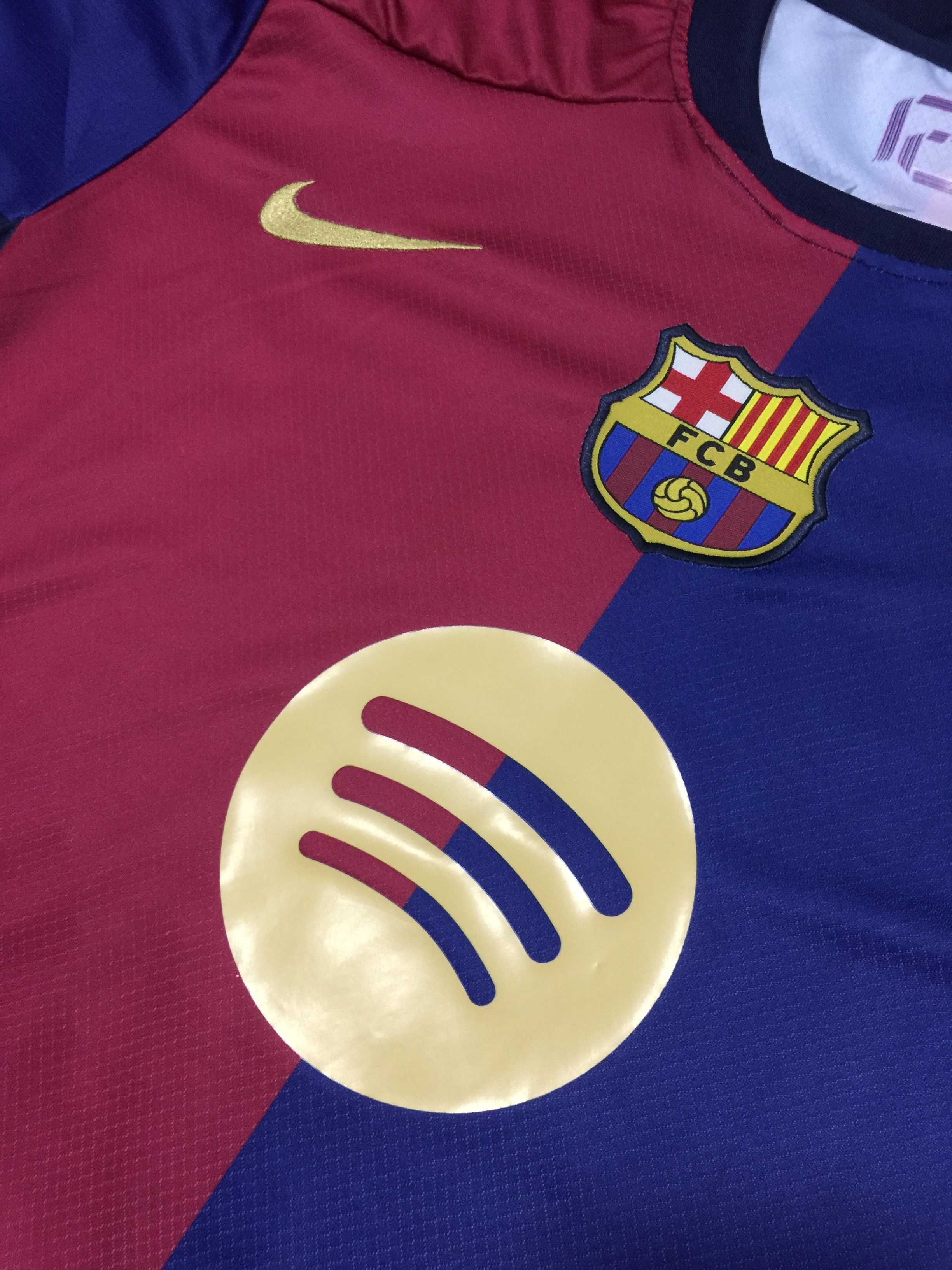 Nowe！Nike Koszulka FC Barcelona 24/25 domowa #9 Lewandowski R.S-XXXL