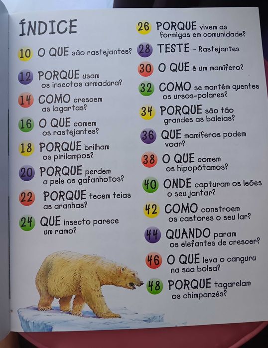 Livro O Quê? Onde? Porquê? Perguntas respostas sobre a natureza