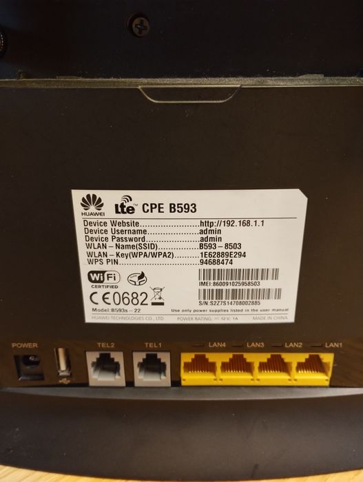 Router wifi CPE B 593