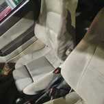Opel Astra II Bertone coupe siedzenia fotele jasna tapicerka