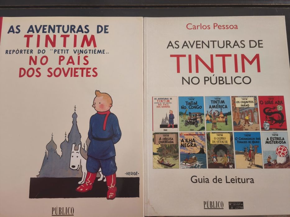 Livros Tintim capa mole