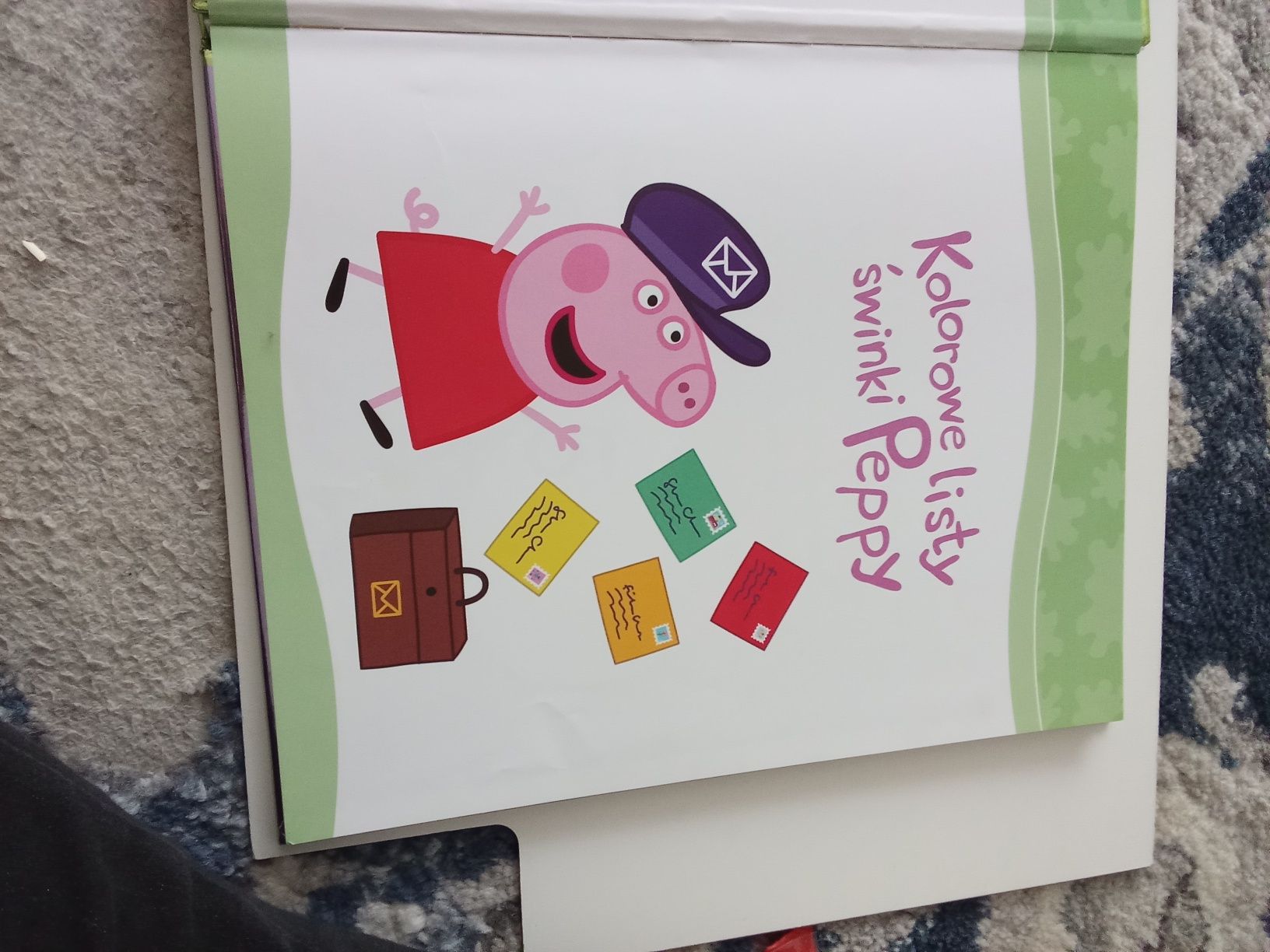 Ksiezka Peppa Kolorowe listy świnki Peppy