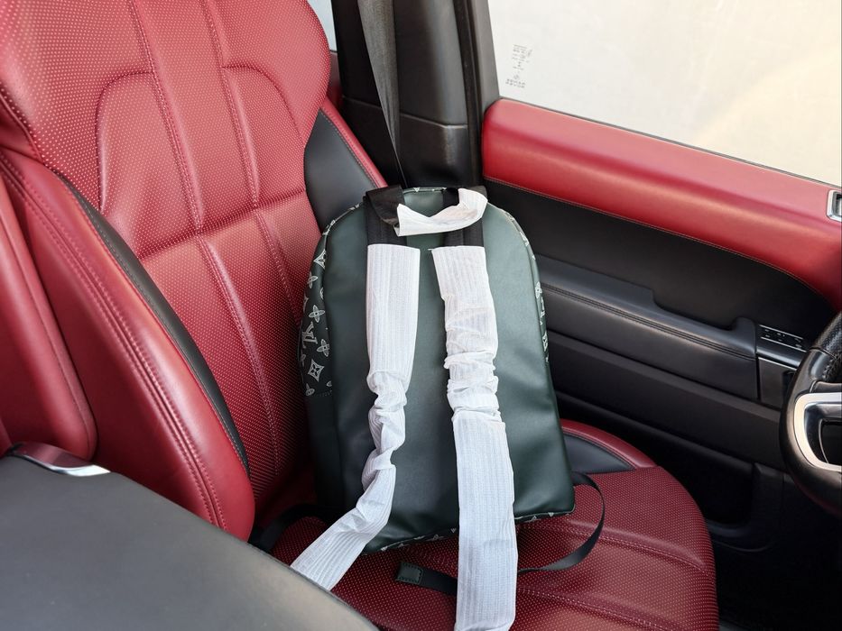 Louis Vuitton Discovery зеленый рюкзак портфель ранец мужской