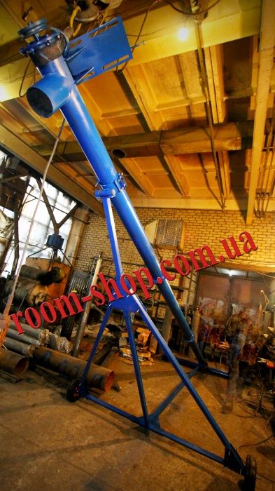 Шнековый погрузчик, транспортер, шнек, перегрузчик, с подборщиком