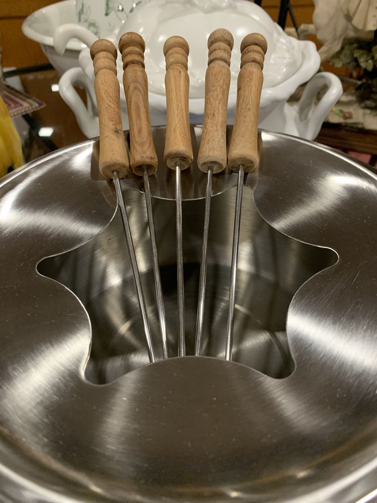 Fondue novo, em inox