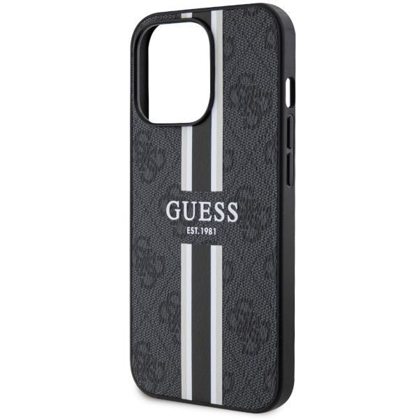 Etui Guess 4G Printed Stripes MagSafe dla iPhone 14 Pro Max