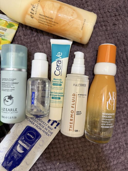 Лот набір косметики,крем для рук,для тіла,cerave,флюїд,термозахист,