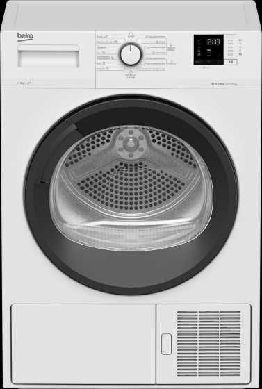 Máquina de Secar Roupa 8kg Bomba de calor Beko
