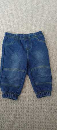 Spodnie jeans 68