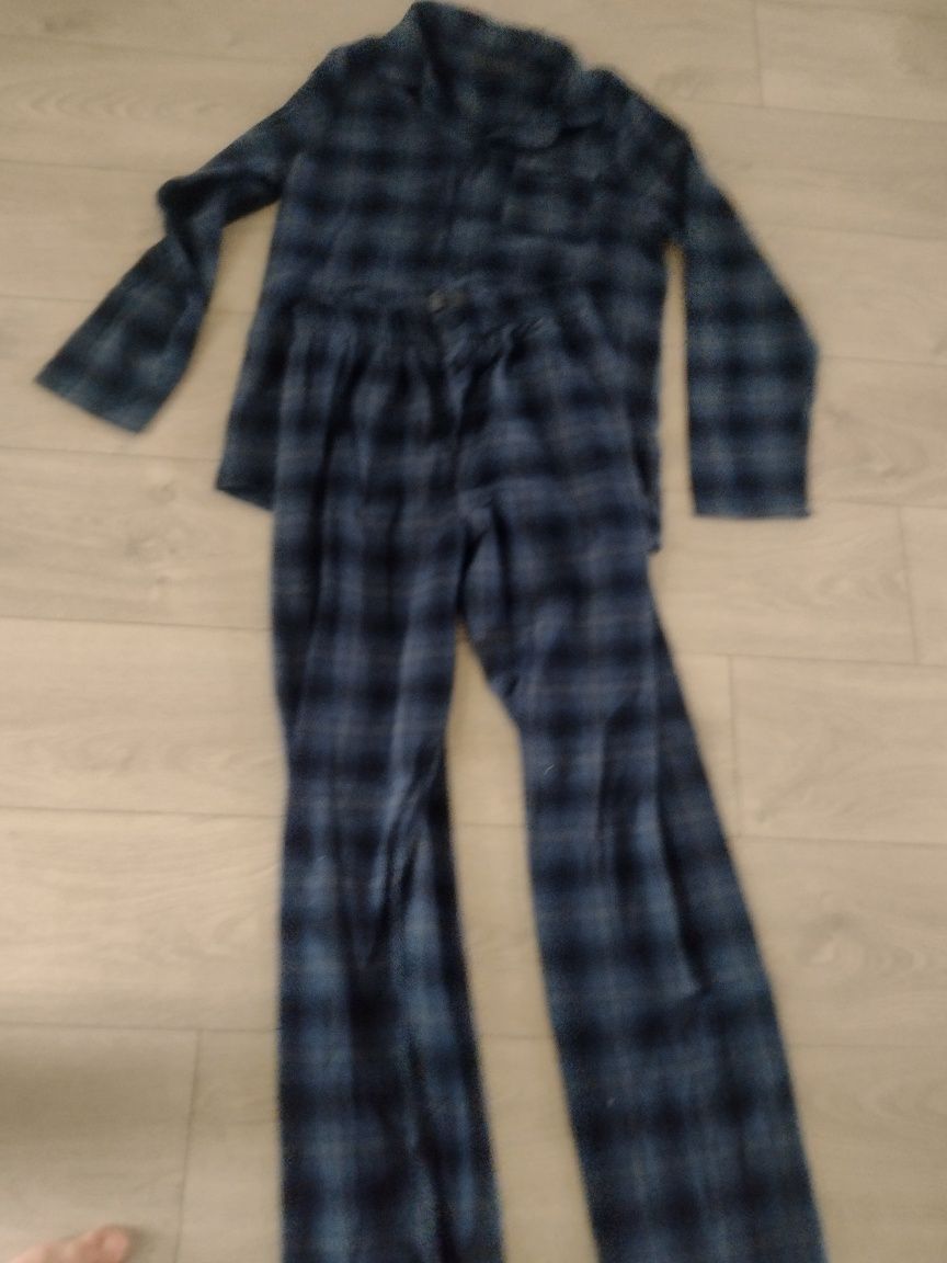 Piżama spodnie i koszula w kratę nowa Primark 40/42