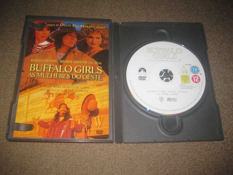 DVD "Buffalo Girls: As Mulheres do Oeste" com Melanie Griffith/Raro!
