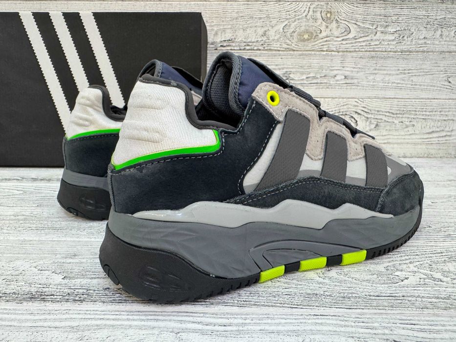 Сірі кросівки Adidas Niteball Адідас Найтбол Весна Літо Осінь р. 41-45