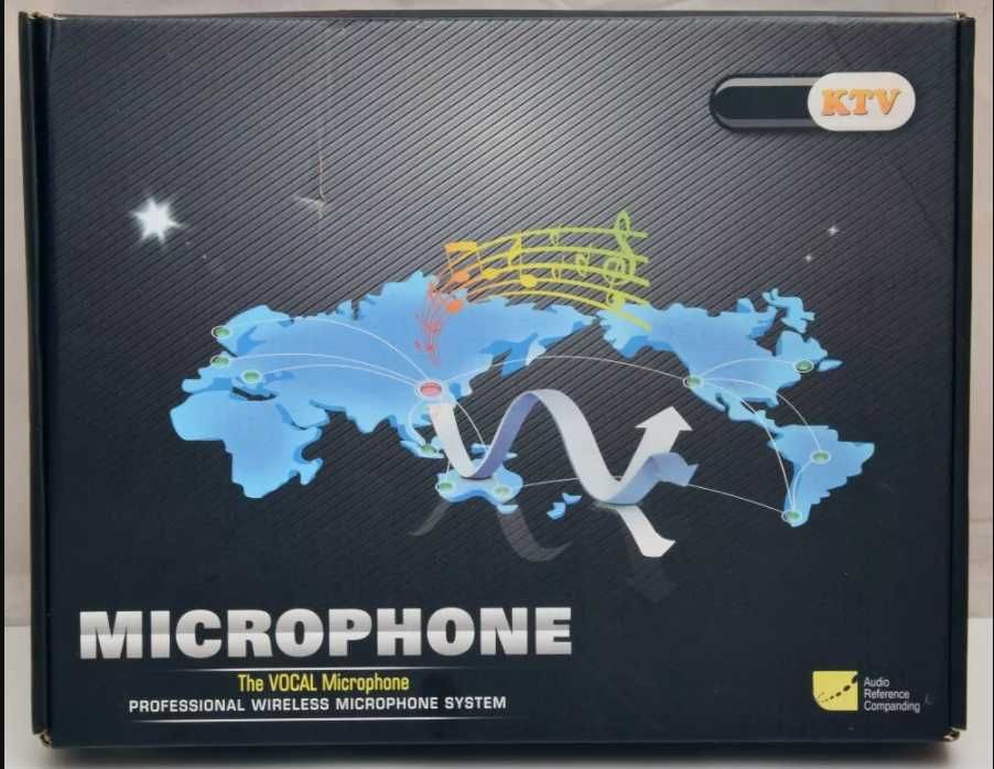 Zestaw dwóch bezprzewodowych mikrofonów Kmise KTV UHF Vocal