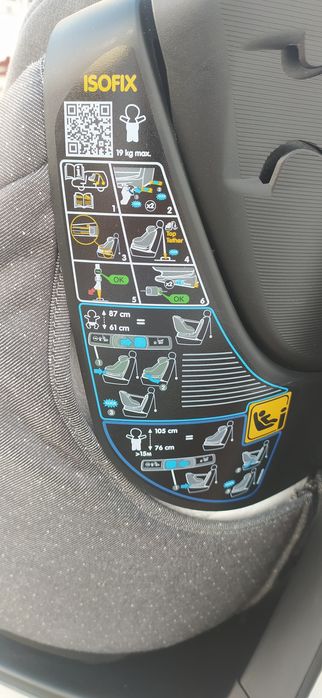 Cadeira auto Bebé-confort Axissfix 360 COMO NOVA