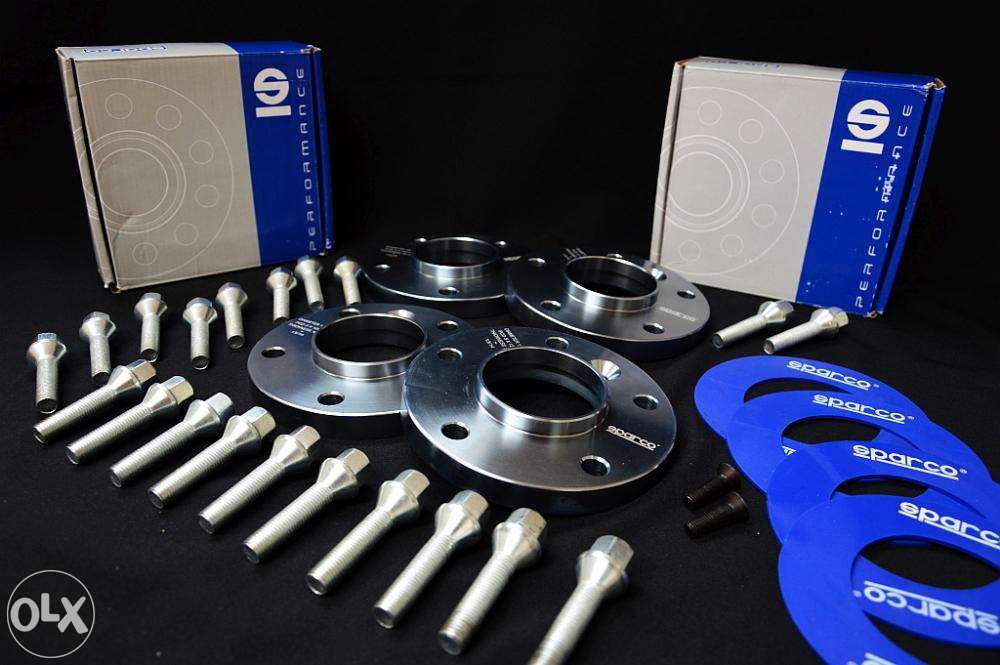 DYSTANSE SPARCO + śruby - BMW E36 E39 E60, VW, Honda, Alfa Romeo