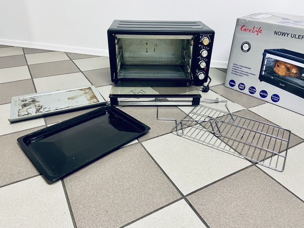 Piekarnik elektryczny Care Life HV-143 rożen termoobieg GRILL 45L