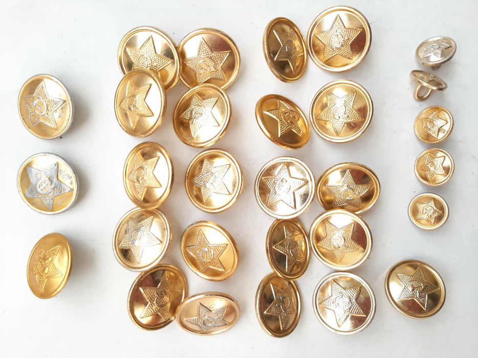 Военные солдатские пуговицы СССР