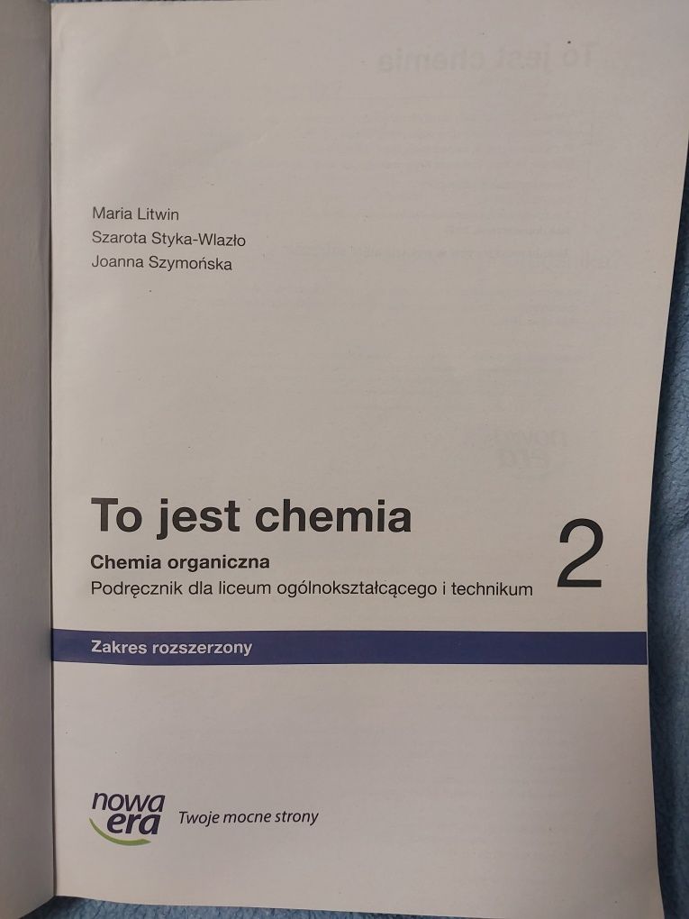 To jest chemia 2 podręcznik plus karty maturalne