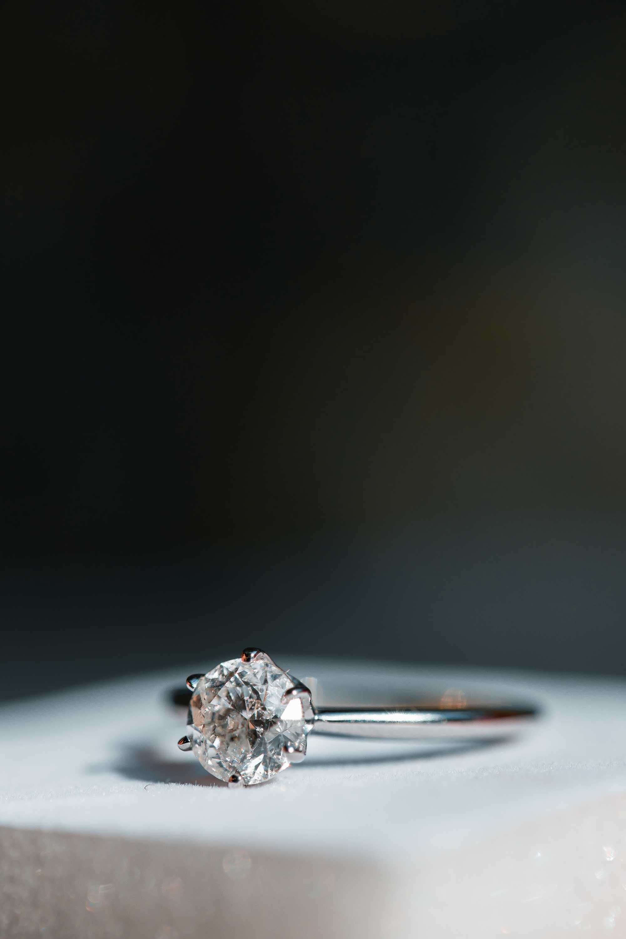 okazja Pierścionek ok 1 karat diament brylant złoto luksus okazja -70%